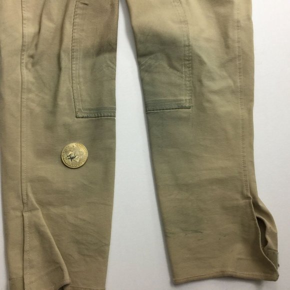 John Whitaker Breeches Khaki Beige Horse Riding Women's Size UK 32 (30x27 Mea) - Picture 2 of 5